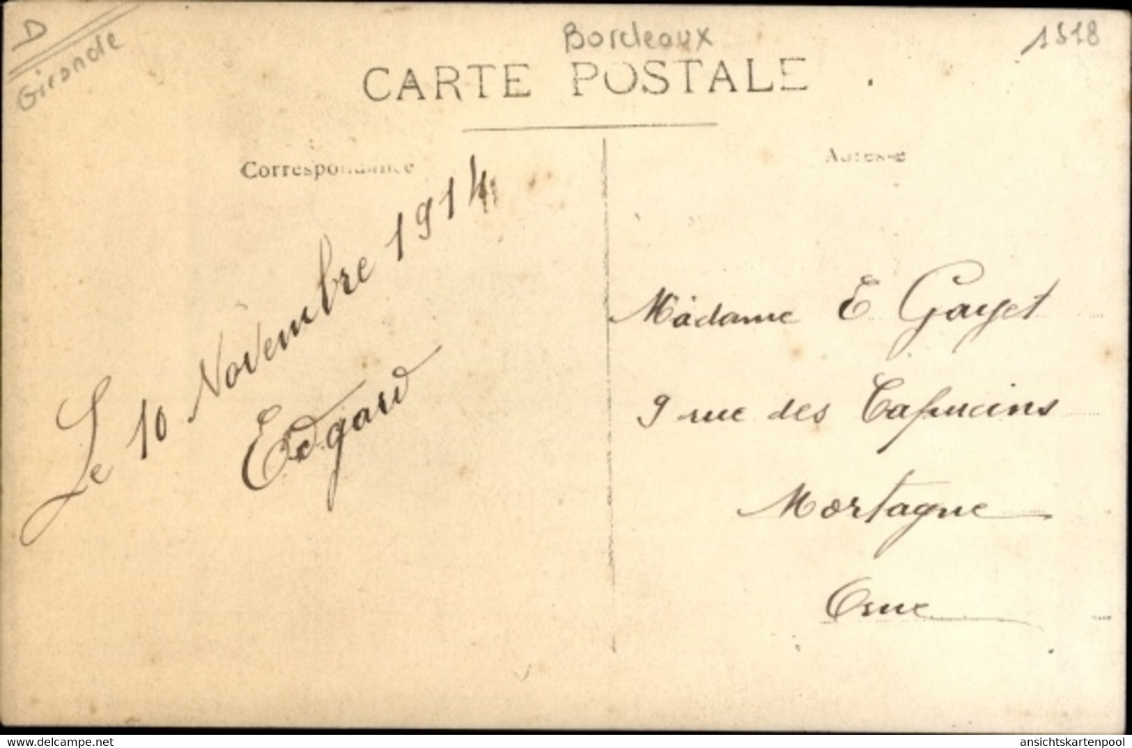 CPA Bordeaux Gironde, Hopital Du Barreau, Salle III - Other & Unclassified