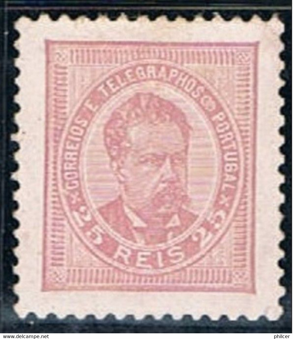 Portugal, 1884/7, # 63, Dent. 11 3/4, MNG - Ongebruikt