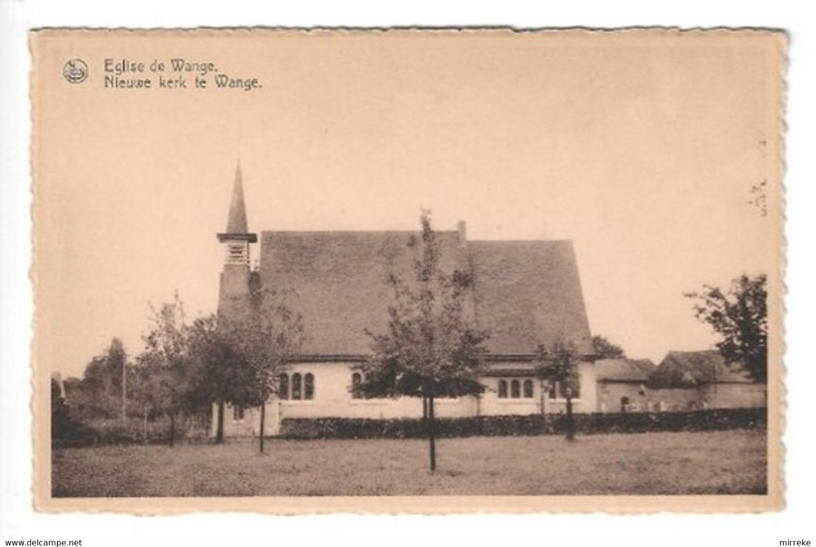 @  -  Nieuwe Kerk Te WANGE  -  Zie / Voir Scan - Landen