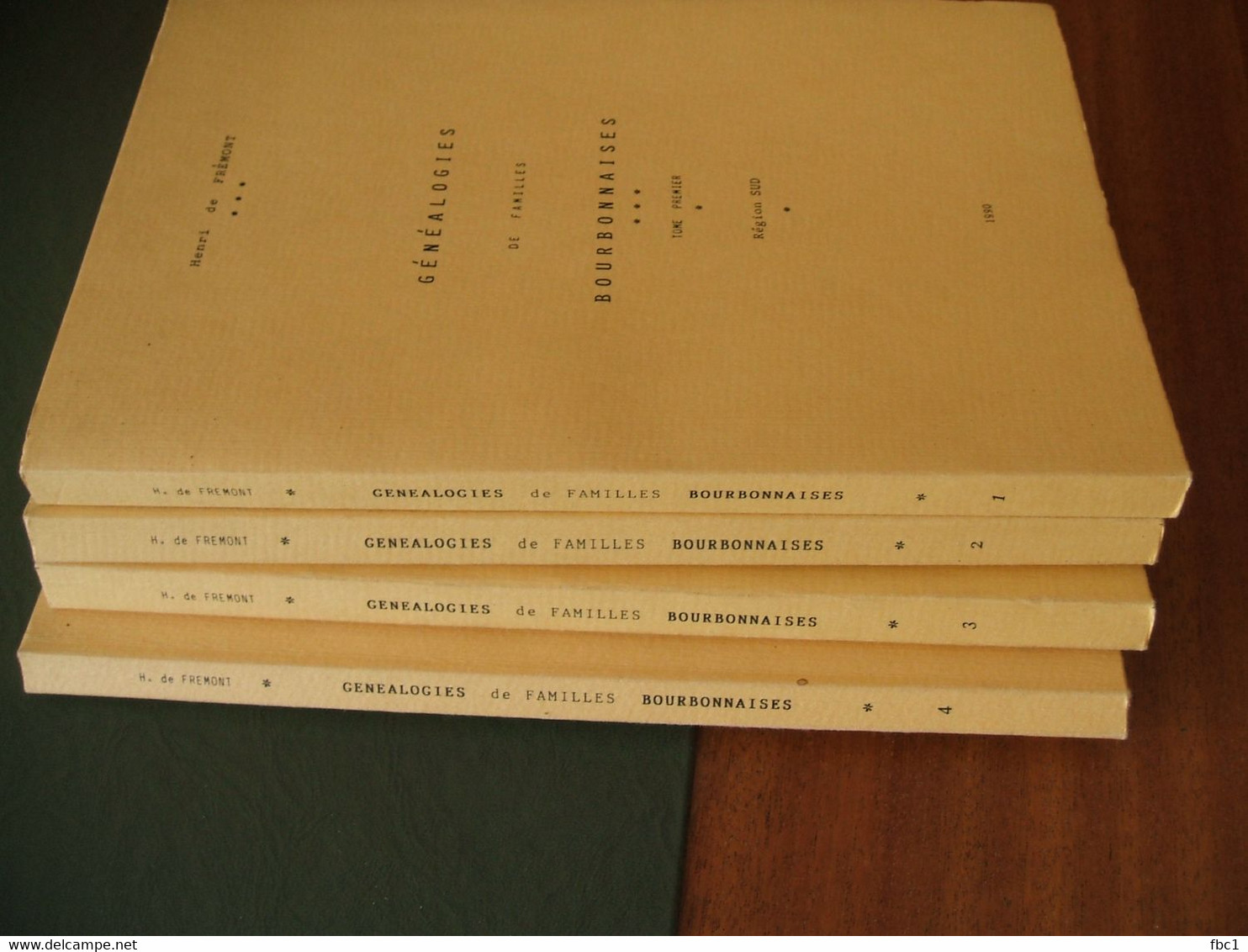 Henri De Fremont - Généalogies De Familles Bourbonnaises - 4 Volumes 1990-1993 - Bourbonnais