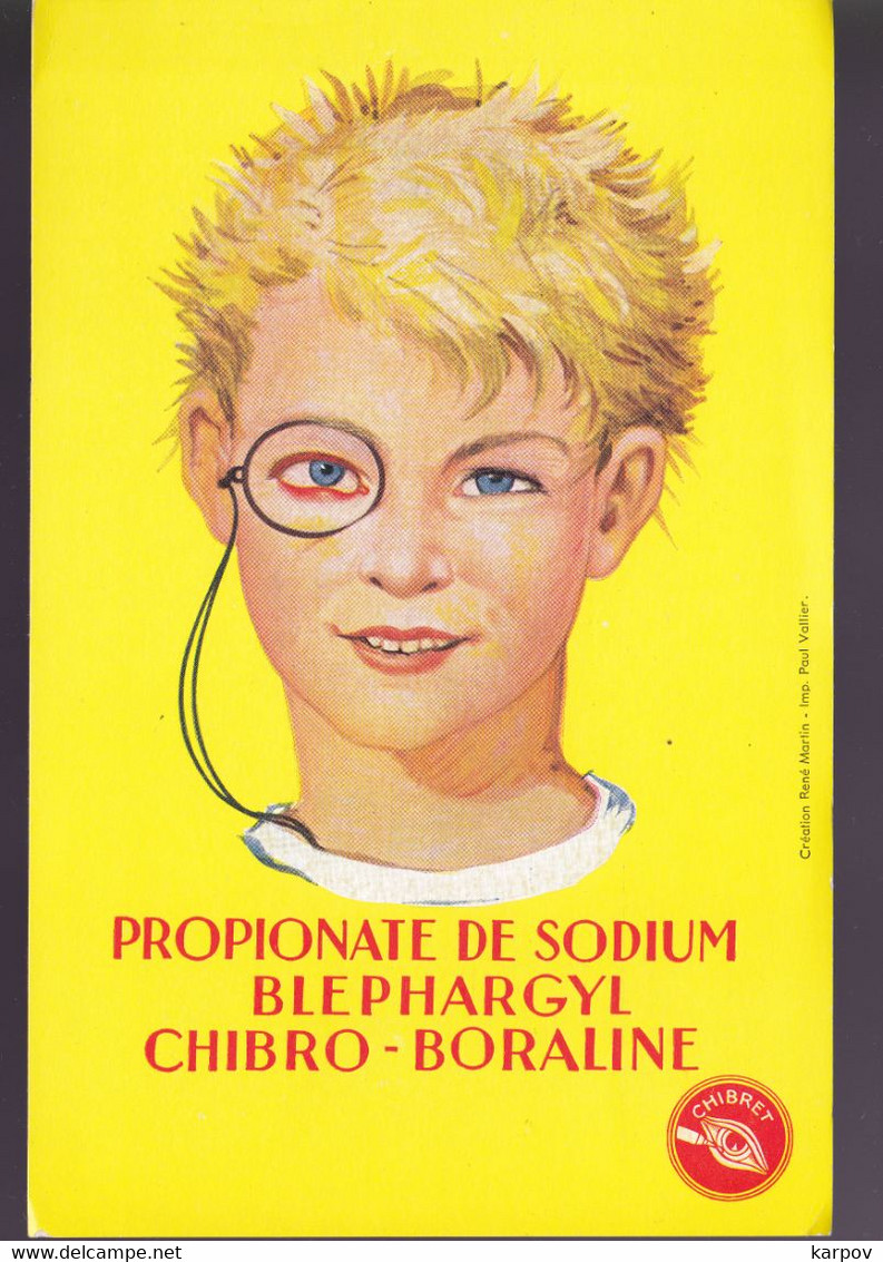 BUVARD  -  CHIBRET - PROPIONATE DE SODIUM - Produits Pharmaceutiques