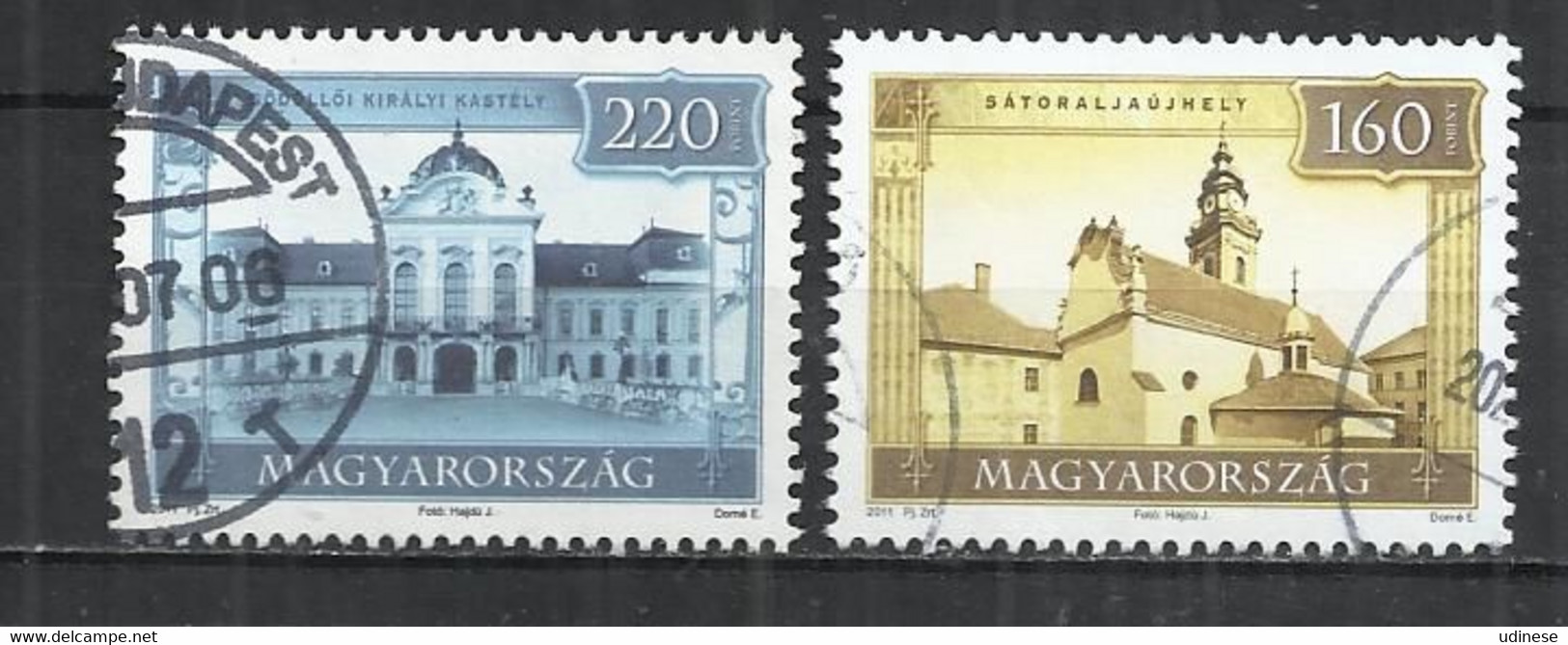 HUNGARY 2011 - TOURISM - CPL. SET - POSTALLY USED OBLITERE GESTEMPELT USADO - Gebraucht