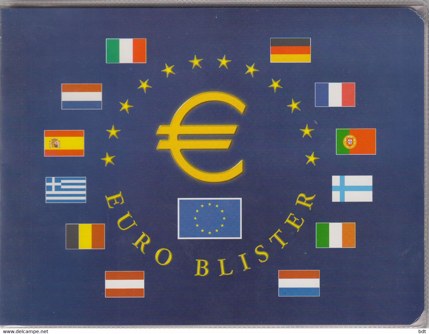 ITALIA 2002 Serie Divisionale Prima Emissione Euro 8 Monete FDC BLISTER ABAFIL - Jahressets & Polierte Platten