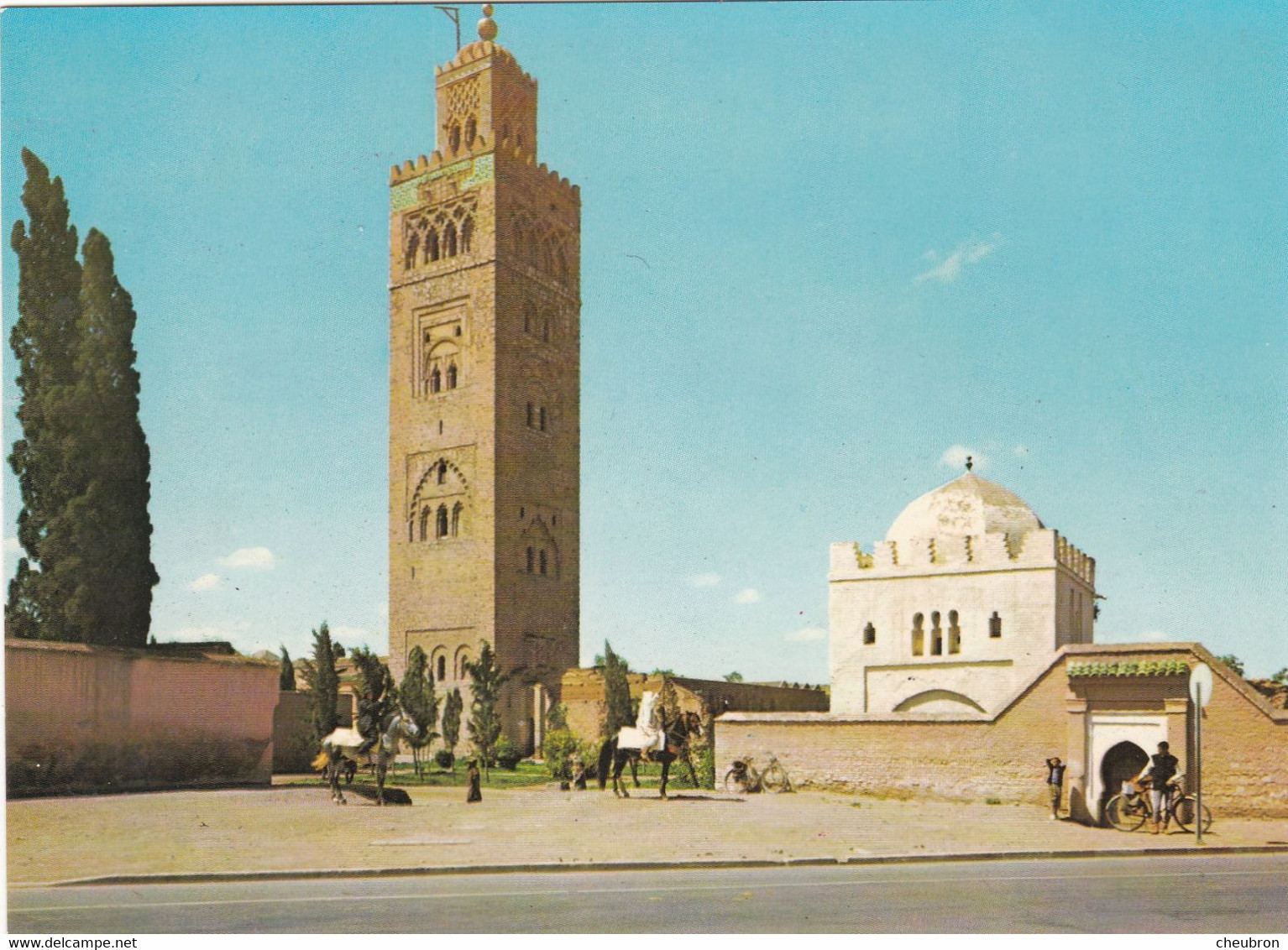 MAROC. MARRAKECH. LA KOUTOUBIA. + TEXTE ANNEE 1981 - Marrakech