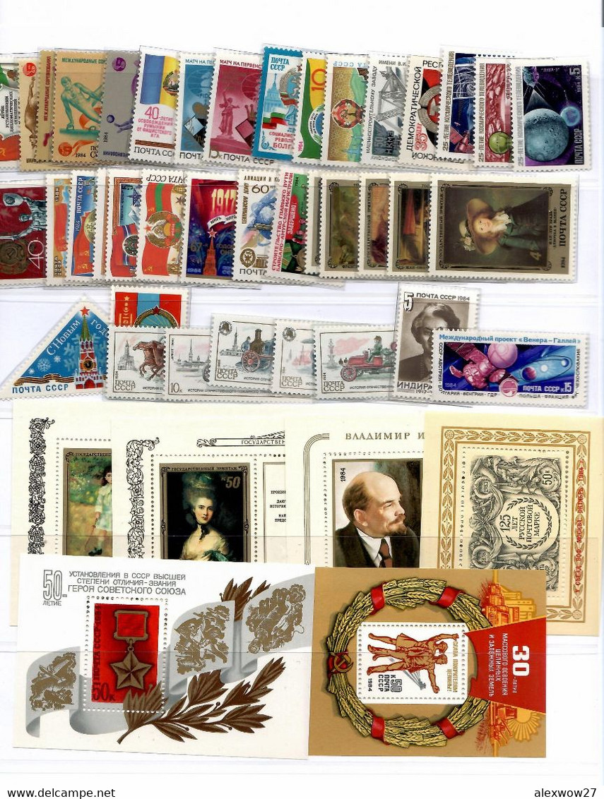 URSS / RUSSIA 1984  Years Almost Complete  **MNH / VF - Années Complètes