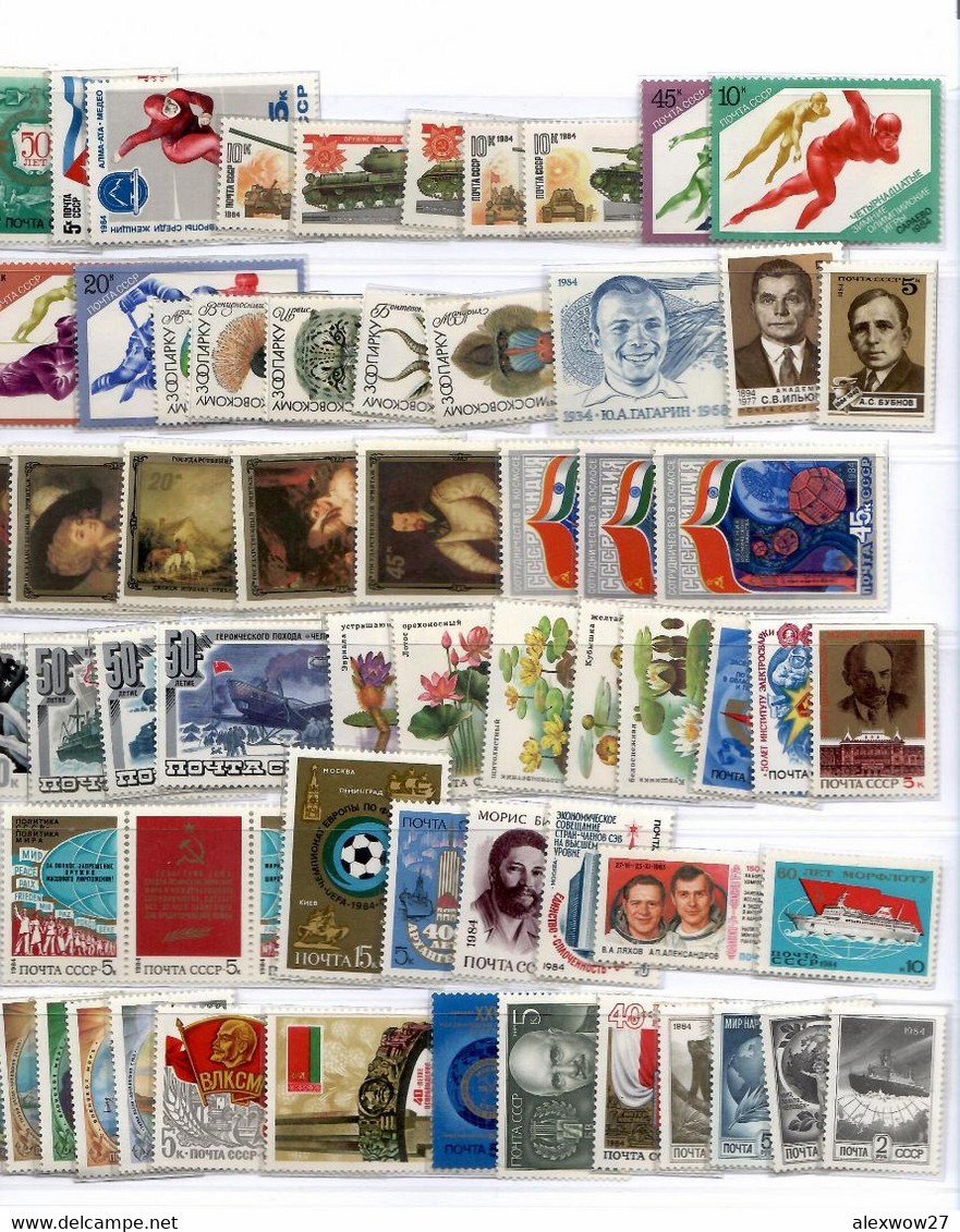 URSS / RUSSIA 1984  Years Almost Complete  **MNH / VF - Full Years