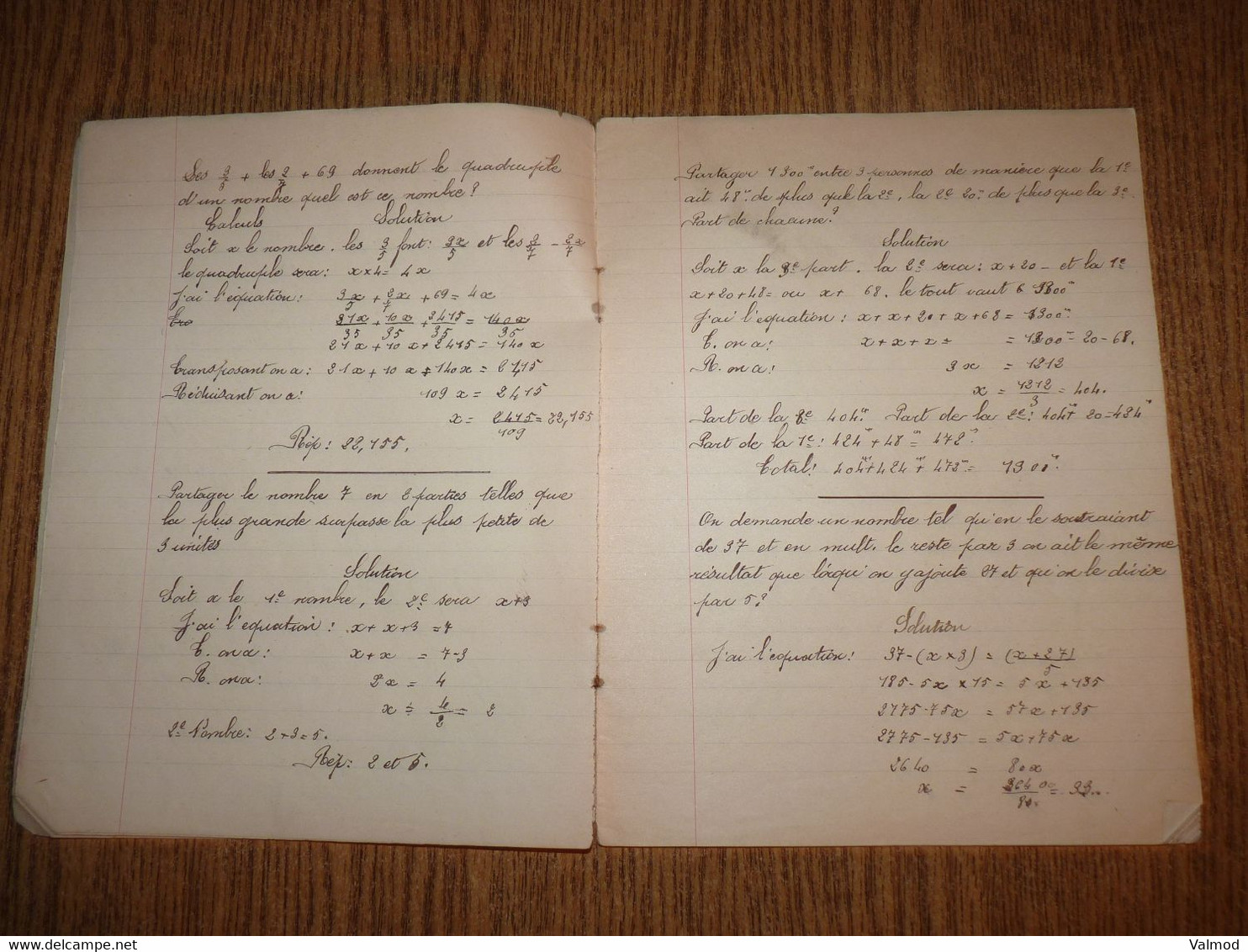 Cahier De Devoirs Début 1900-Le Jeune Musicien- Le Tonnelier Au Village-Le Familistère-Format Plié 22,3x17,3cm Env. - Protège-cahiers