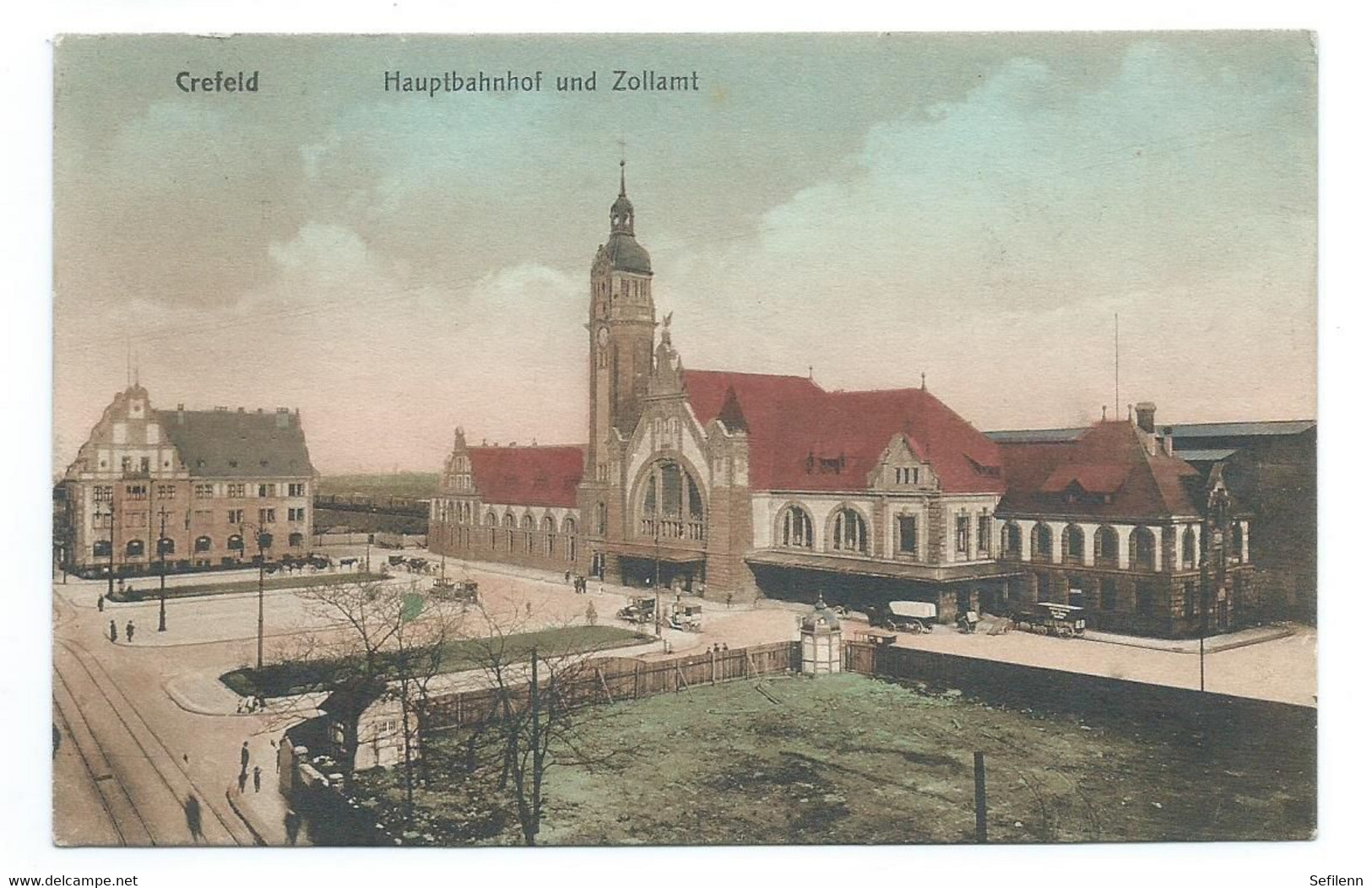 Krefeld/Crefeld,Hauptbahnhof Und Zollamt - Krefeld