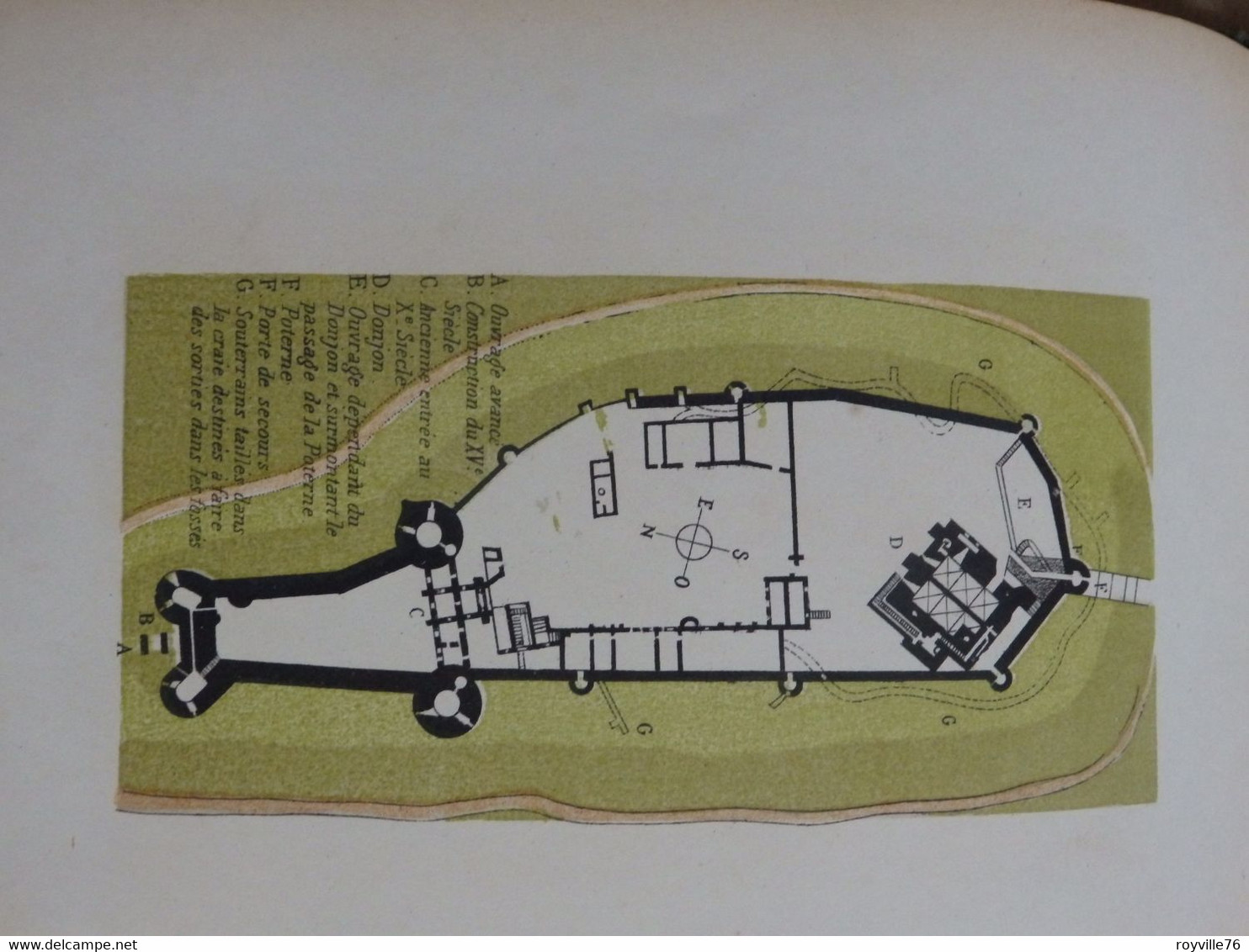 Livret historique **Vues pittoresques du Château d'Arques la Bataille (76)**  dessinées d'après nature par Bachelier