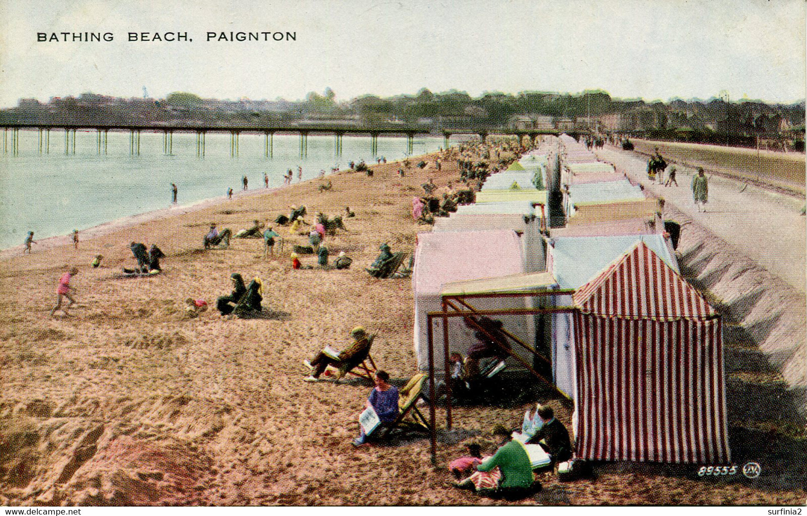 DEVON M-T PAIGNTON  - BATHING BEACH Dv1620 - Paignton