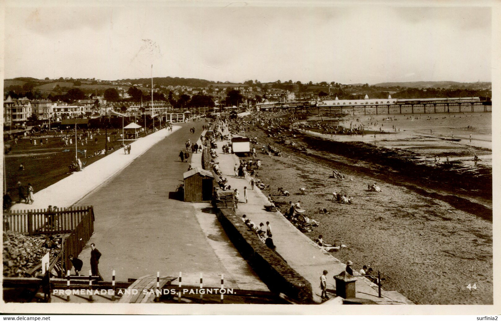 DEVON M-T PAIGNTON  - PROMENADE AND SANDS RP Dv1627 - Paignton