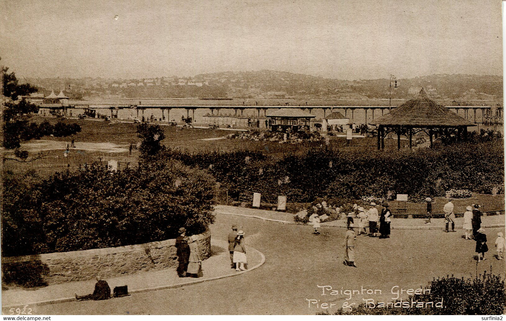 DEVON M-T PAIGNTON - GREEN, PIER And BANDSTAND Dv1644 - Paignton