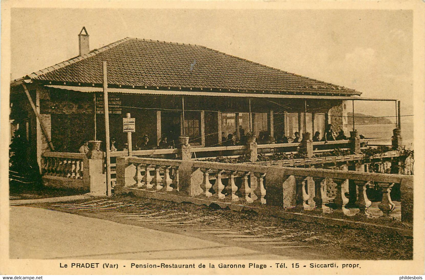 VAR  LE PRADET  Pension Restaurant De La Garonne  SICCARDI Propriétaire - Le Pradet