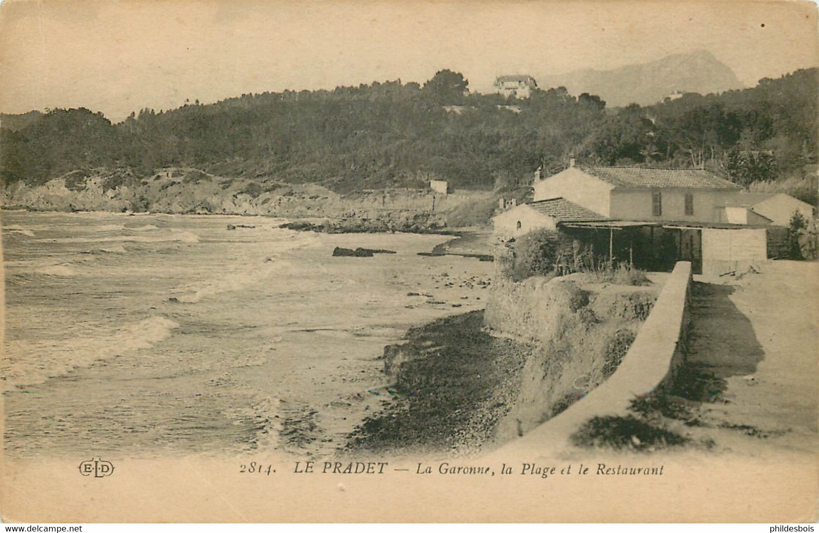 VAR  LE PRADET  La Garonne , La Plage , Le Restaurant - Le Pradet