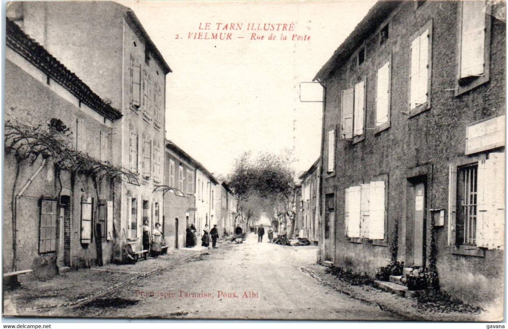 81 VIELMUR - Rue De La Poste - Vielmur Sur Agout