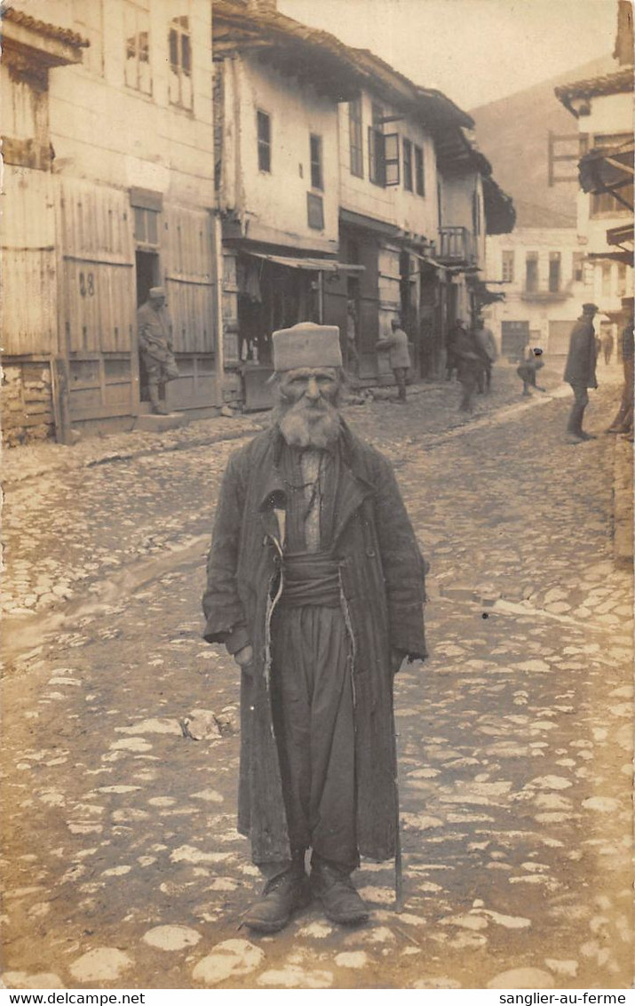 CPA ALBANIE CARTE PHOTO UN INSTITUTEUR ALBANAIS - Albania