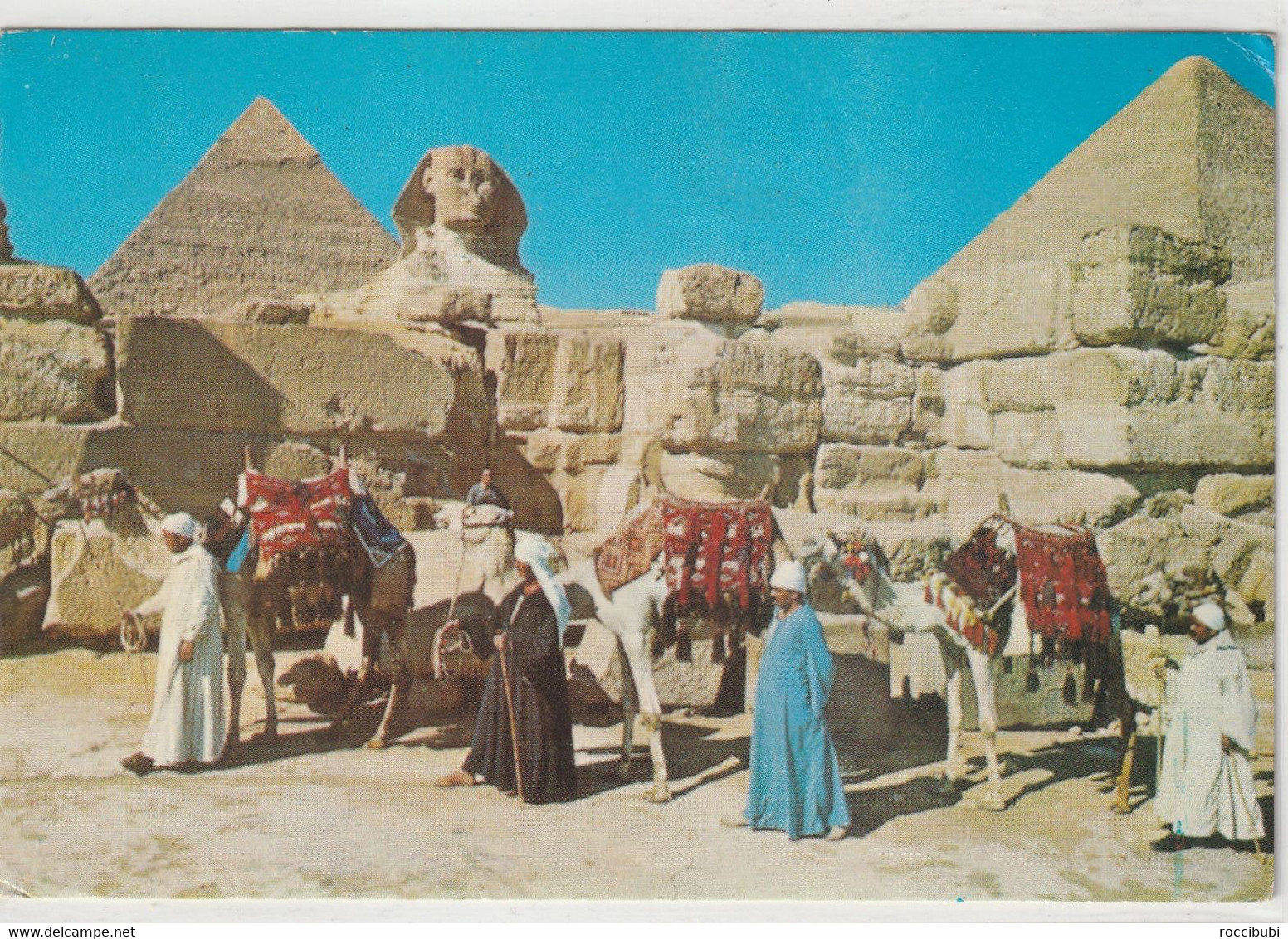 Giza, The Great Sphinx And Keops Pyramid - Gizeh
