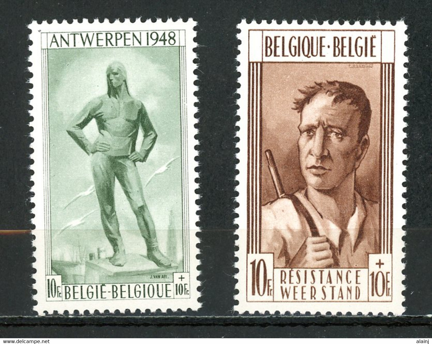 BE   785 - 786    XX   ---  Impeccable  --  Antwerpen Et Liège  --  COB : 75 Euros - Unused Stamps