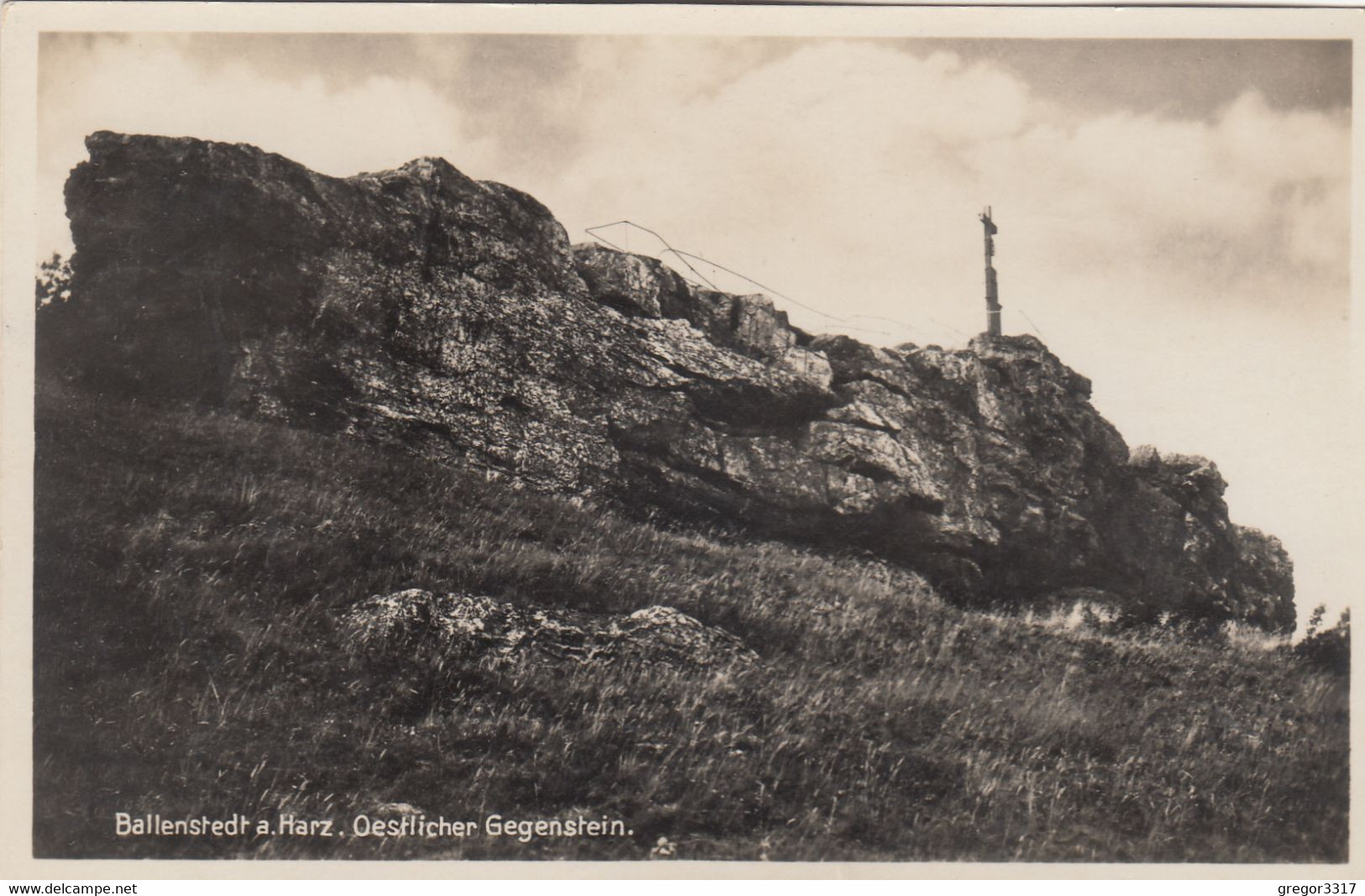 A8326) BALLENSTEDT A. Harz - Oestlicher GEGENSTEIN - Tolle Sehr Alte AK ! 18.8.1938 - Ballenstedt