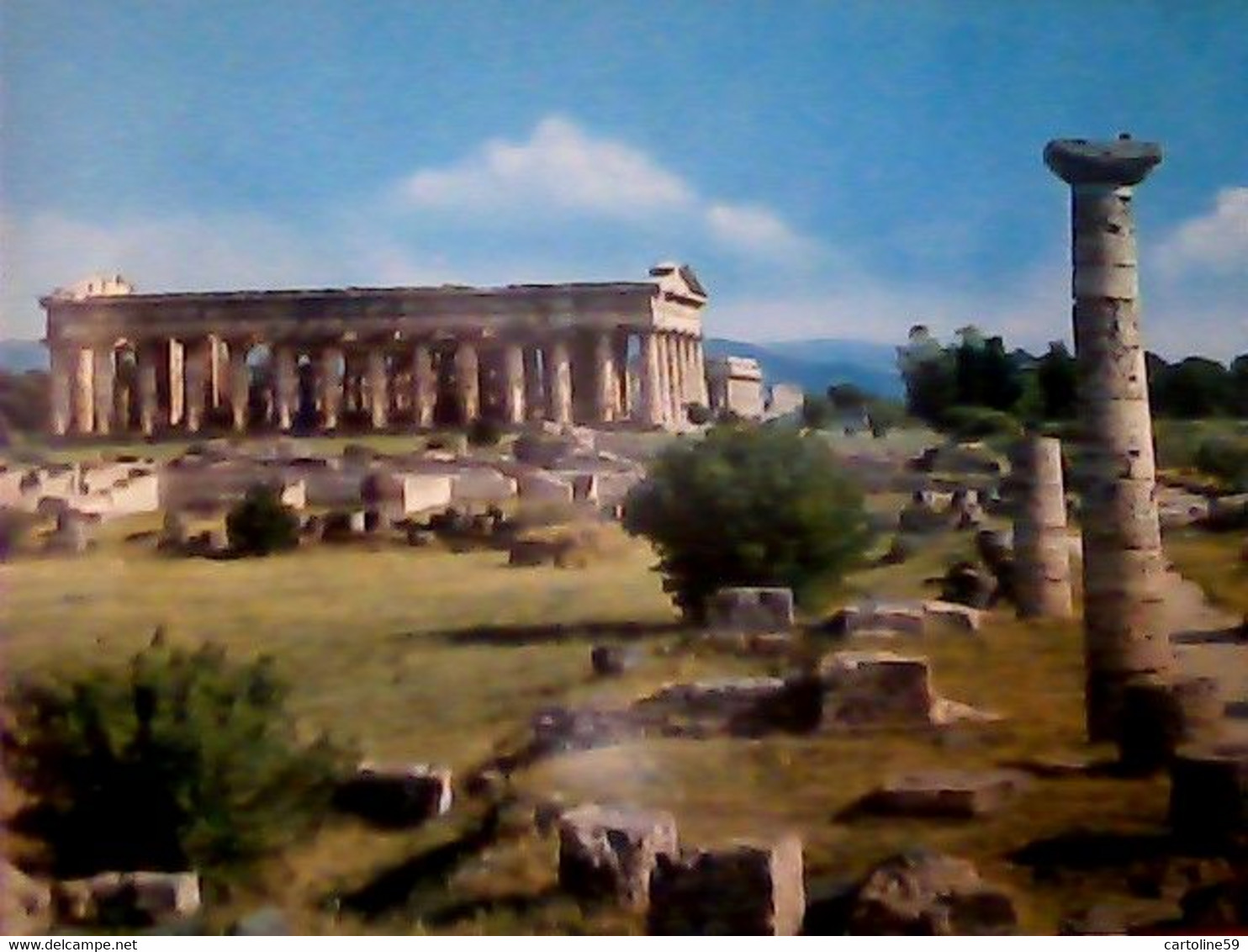 25 CARDS  PAESTUM SA VEDUTE SALUTI CAMPING  VBN1960<  IN5374