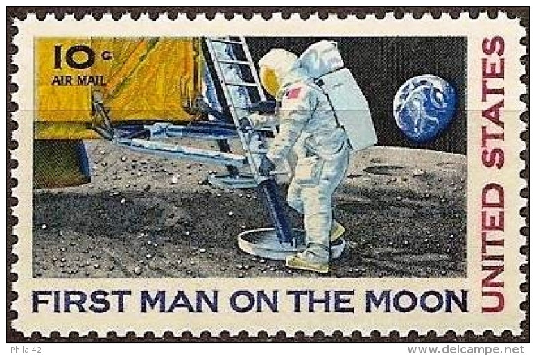 United States 1969 - Mi 990 - YT Pa 73 ( First Man On The Moon ) MNH** - 3b. 1961-... Nuevos