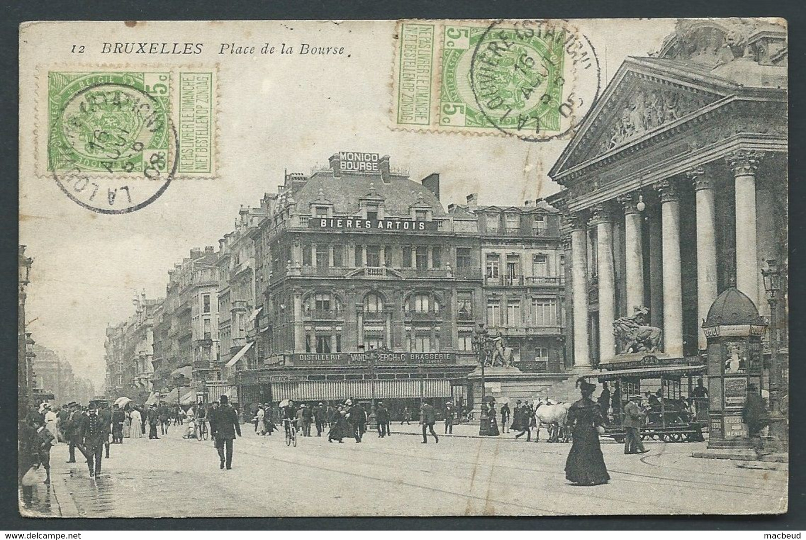 N°12 - Bruxelles - Place De La Bourse - OBF 1981 - Squares