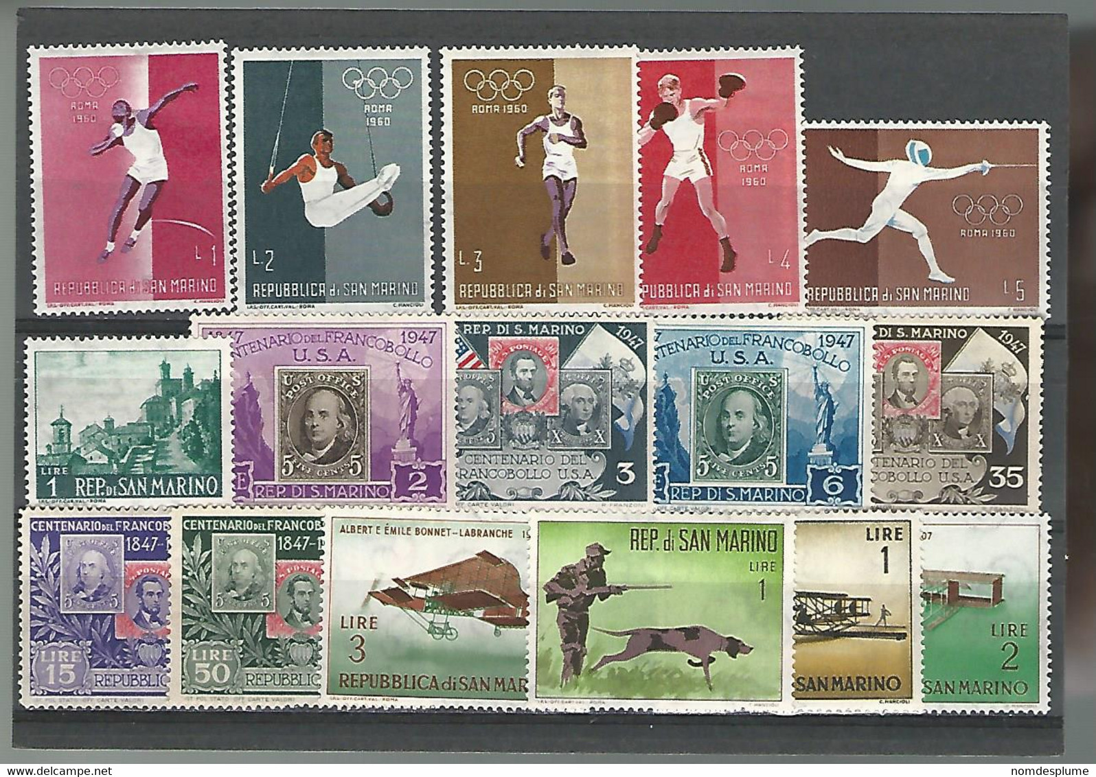 54926 ) Collection San Marino Olympic Sport - Lots & Serien