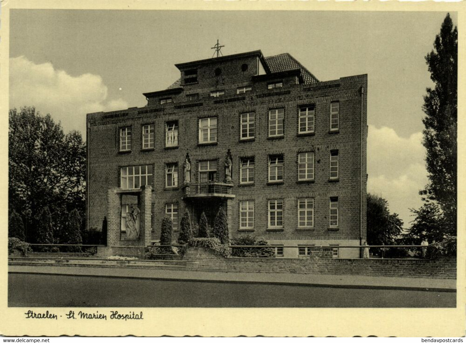 STRAELEN, St. Marien Hospital (1950s) AK - Straelen