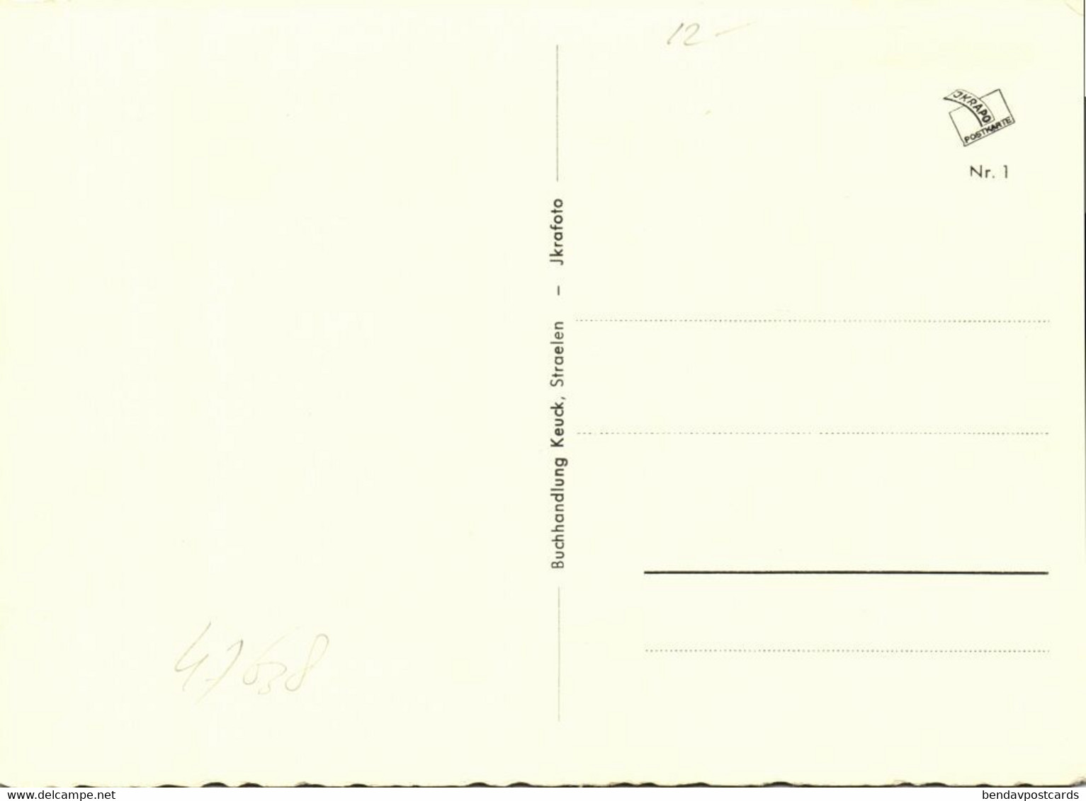 STRAELEN, St. Marien Hospital (1950s) AK - Straelen