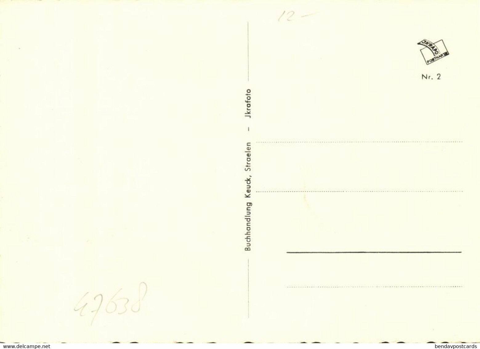 STRAELEN, Haus Caen (1950s) AK - Straelen