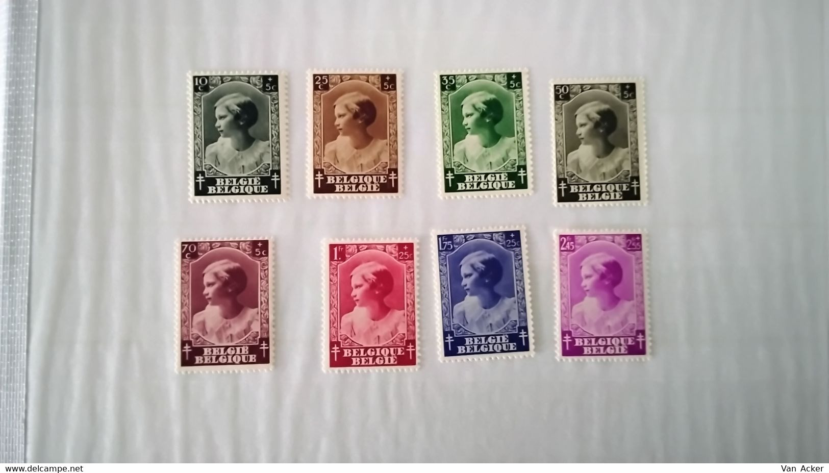 Nr.458/465** Tuberculosebestrijding. - Unused Stamps