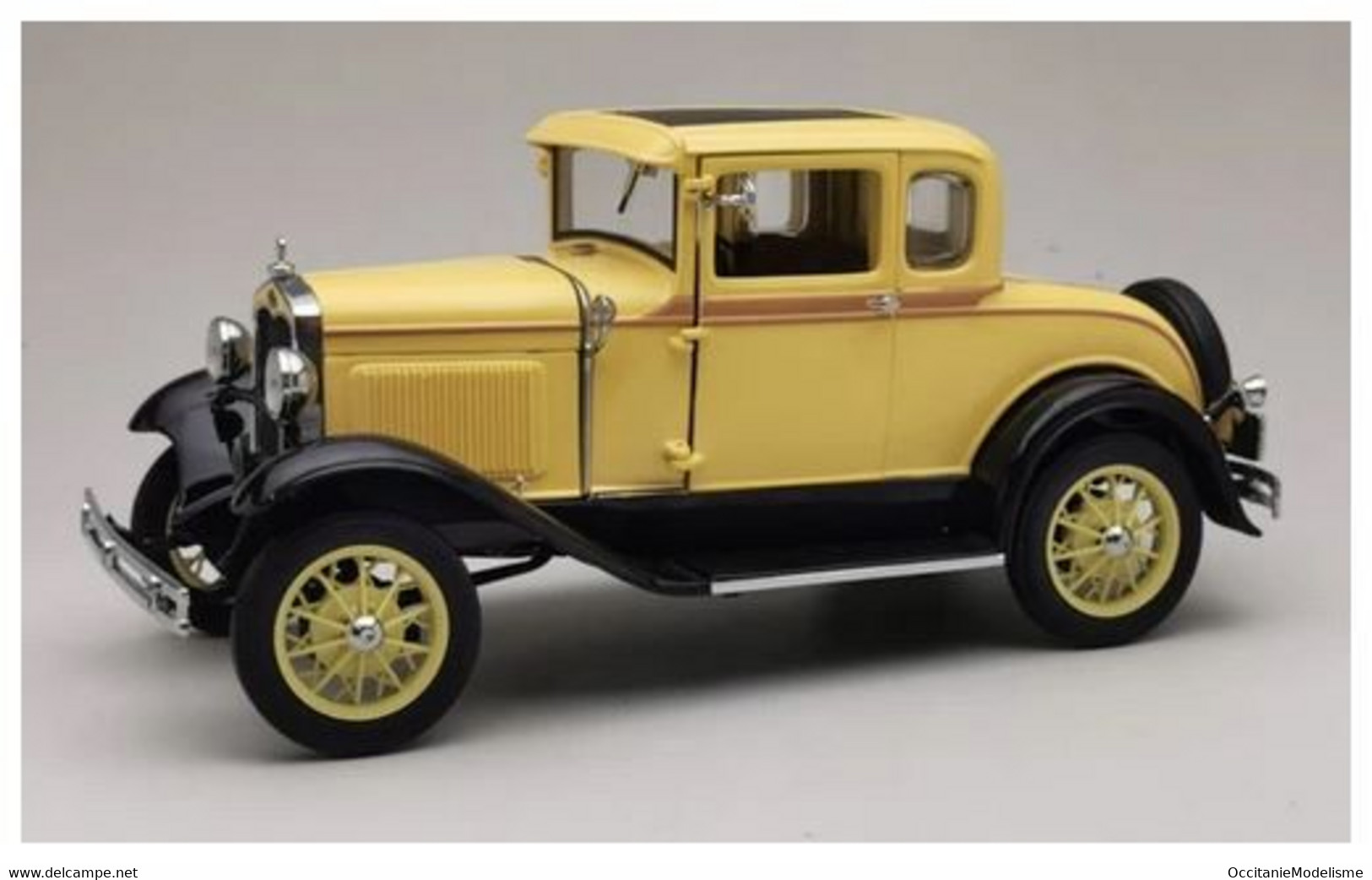 Sun Star - FORD MODEL A COUPE 1931 Jaune Réf. 6135 Neuf NBO 1/18 - Sun Star