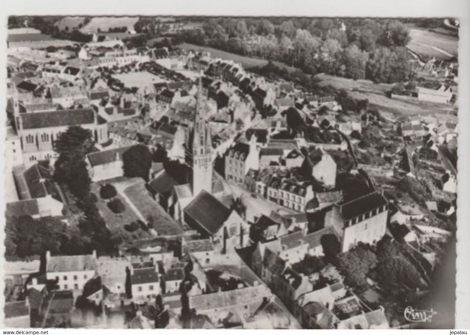 Pont-Croix (Finistère) - N.D. De Roscudon Et Le Collège St-Vincent - Vue Aérienne - Pont-Croix