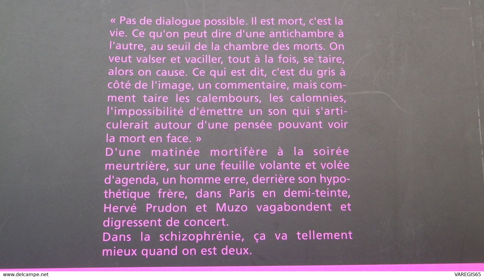 DEAD LINE - HERVE PRUDON - ILLUSTRATIONS DE MUZO - 1e Ed 2000 LIBER NIGER - DEDICACE DE L' AUTEUR - Roman Noir