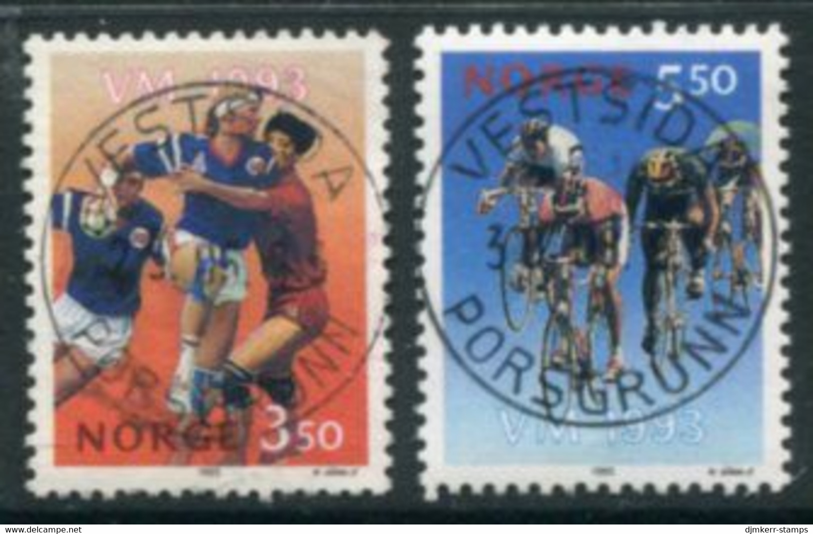 NORWAY 1993 Sports Championships Used   Michel 1129-30 - Used Stamps
