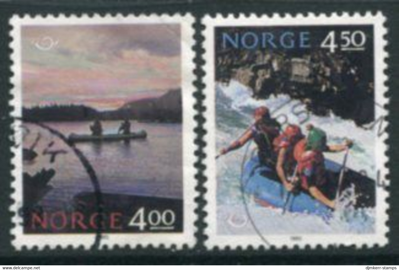 NORWAY 1993 Tourist Attractions Used.   Michel 1123-24 - Gebruikt