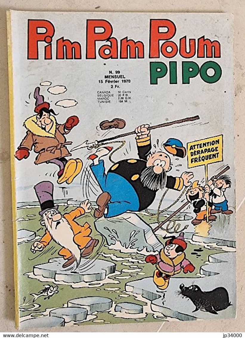 PIM PAM POUM PIPO: N° 99 Février 1970. Edition Lug. - Pim Pam Poum