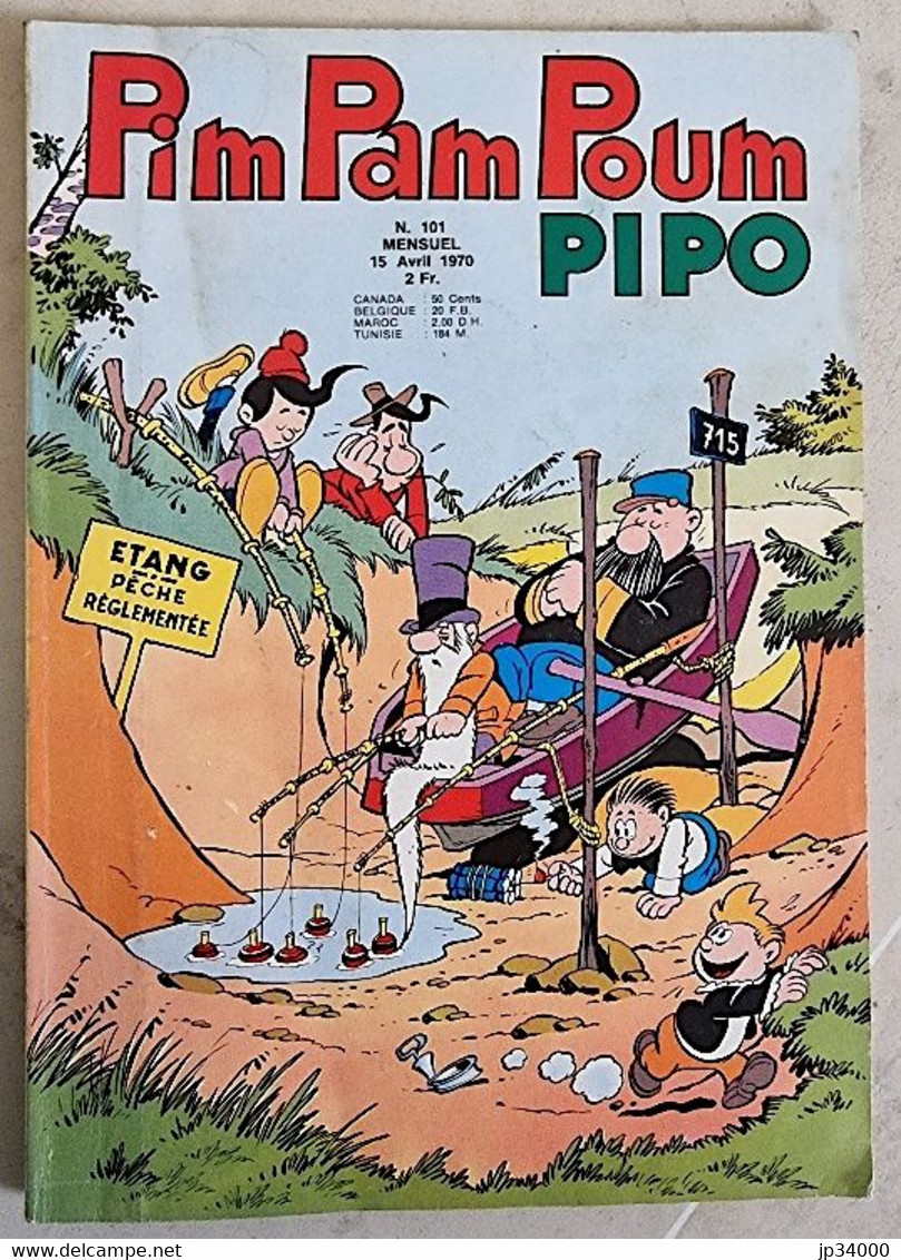 PIM PAM POUM PIPO: N° 101 Avril 1970. Edition Lug. - Pim Pam Poum