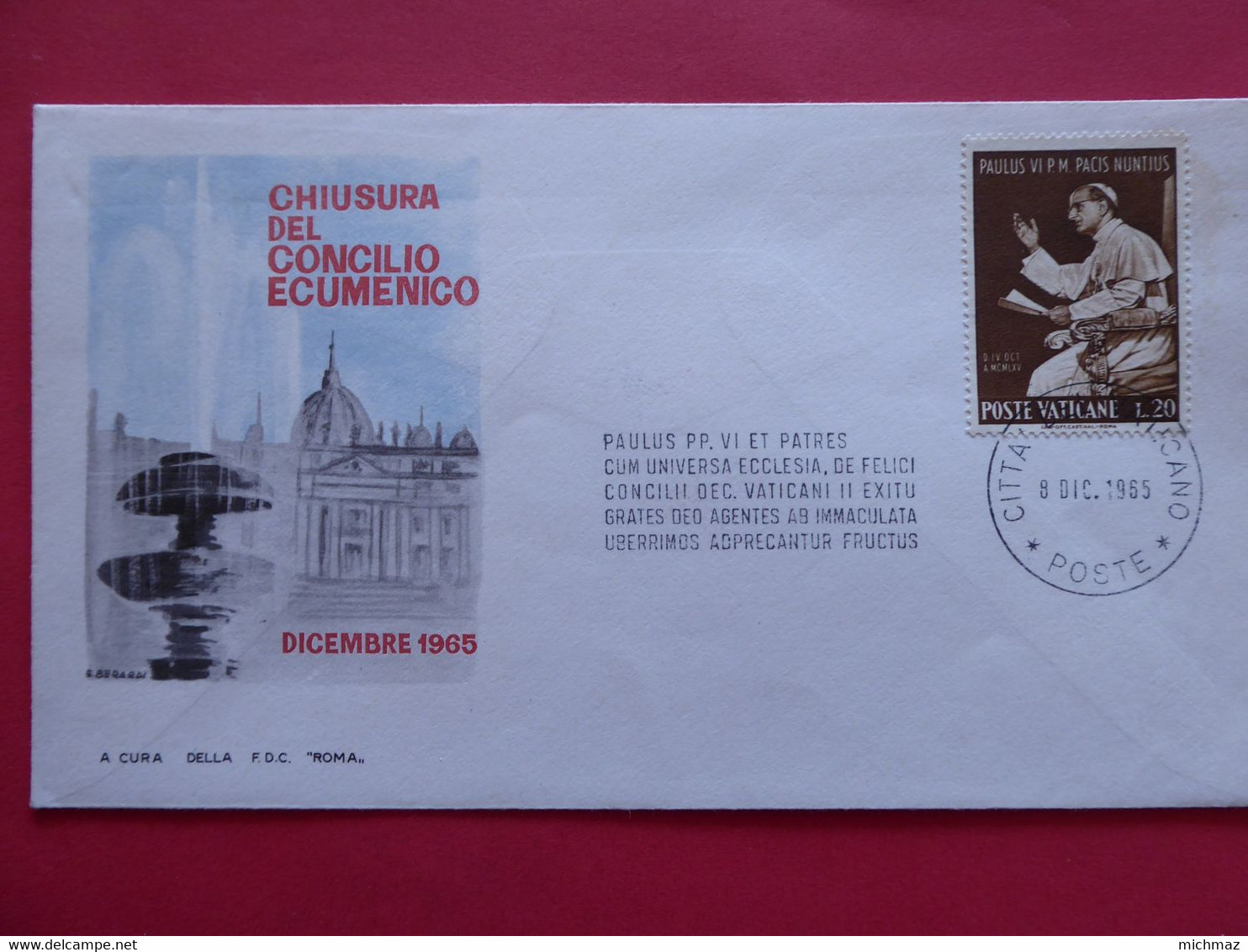 Lot Enveloppes Souvenirs + Carte VATICAN - Storia Postale