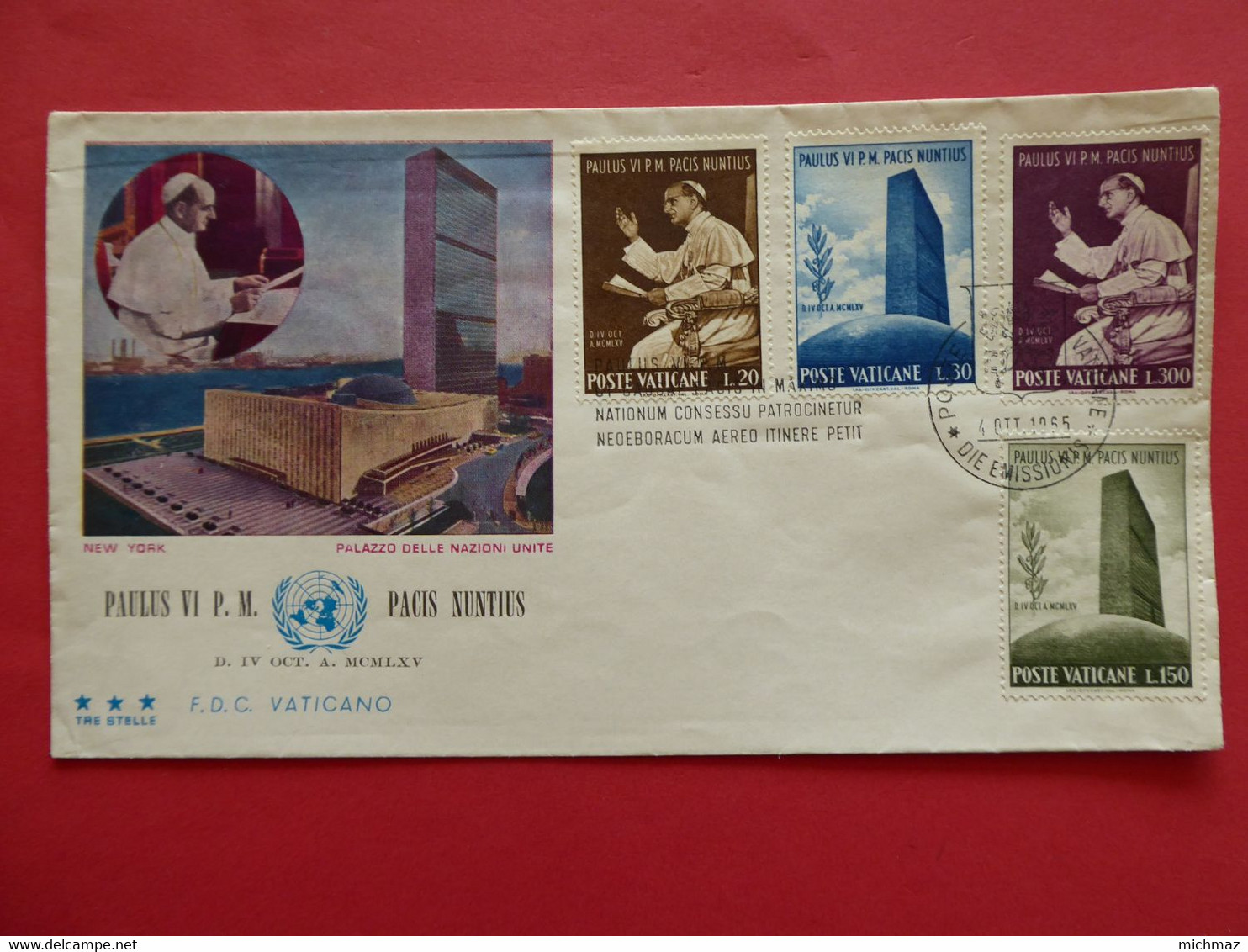 Lot Enveloppes Souvenirs + Carte VATICAN - Briefe U. Dokumente