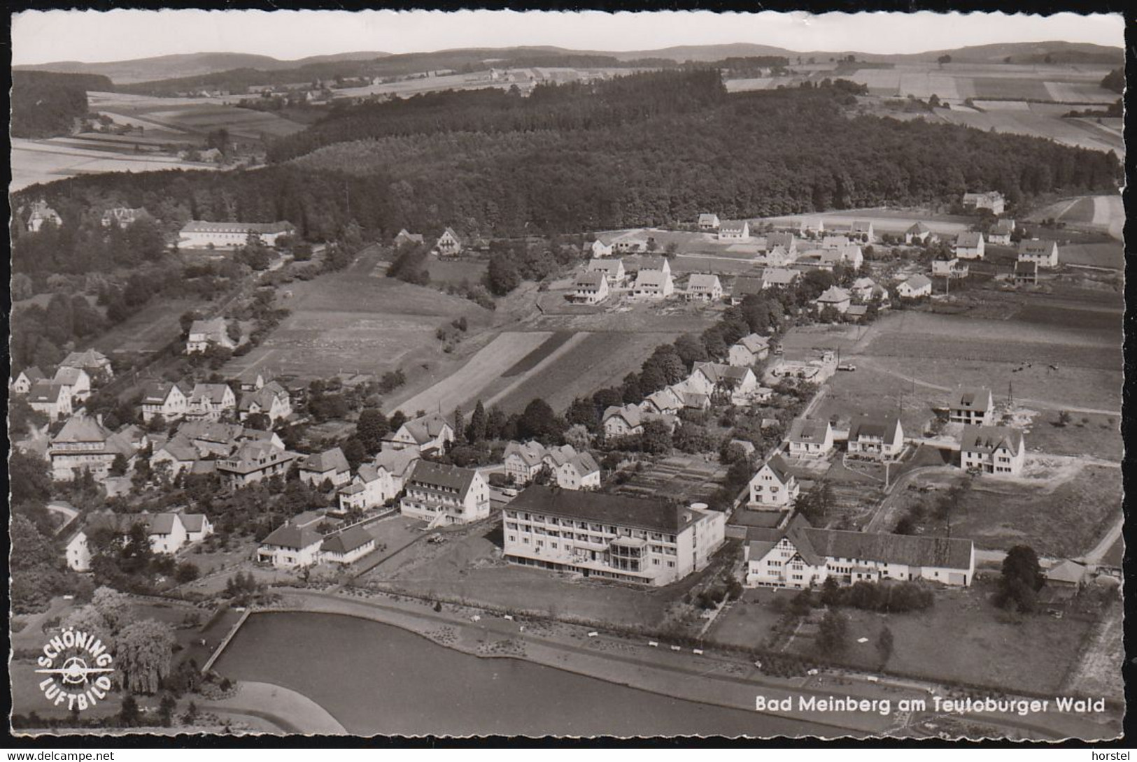 D-32805 Horn-Bad Meinberg - Schöning Luftaufnahme - Air View (1956) - Bad Meinberg