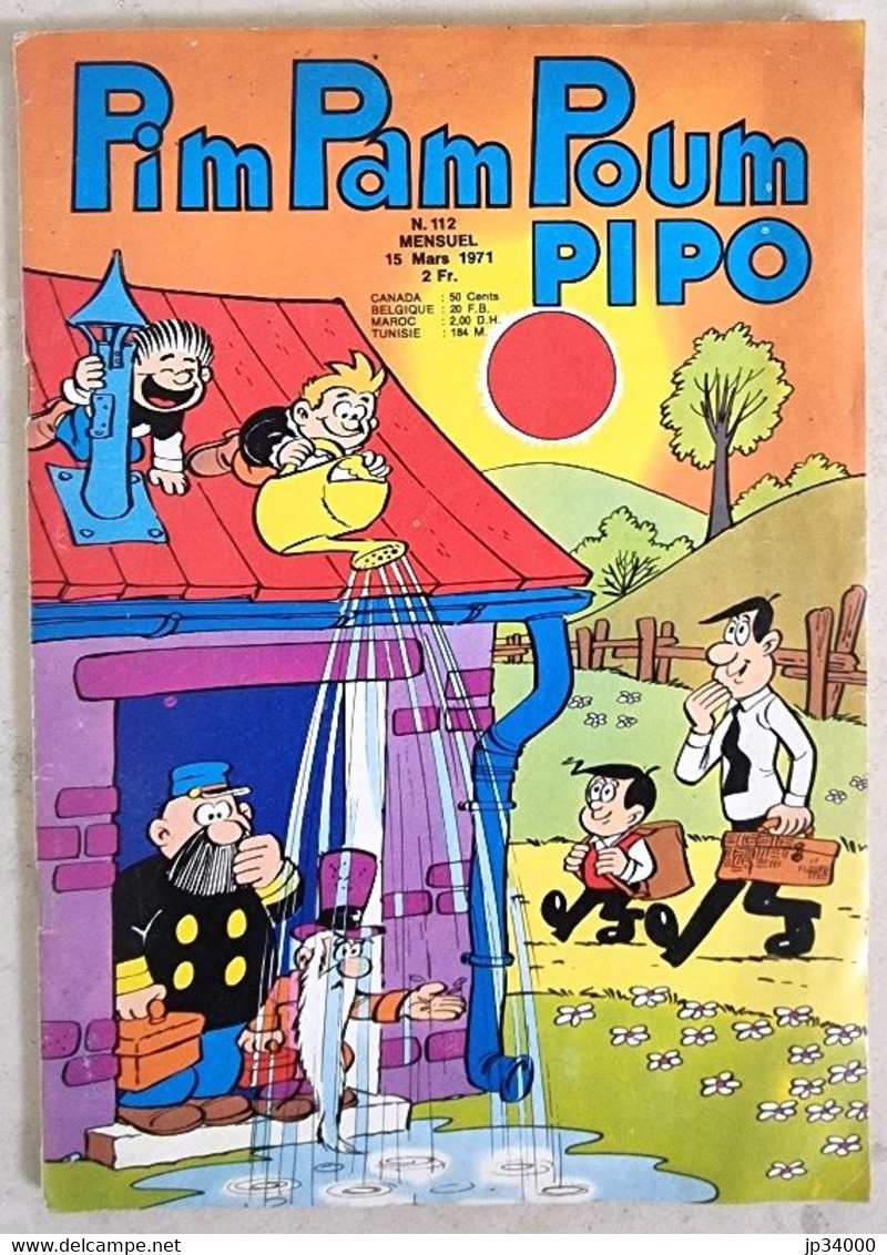 PIM PAM POUM PIPO: N°112 Mars 1971. Edition Lug. - Pim Pam Poum