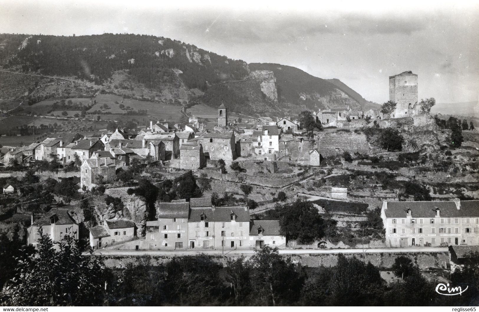 CPSM - 1951 - CHANAC - VUE GENERALE PRISE DU COTE DU SACRE COEUR - CL.26.256 - Chanac