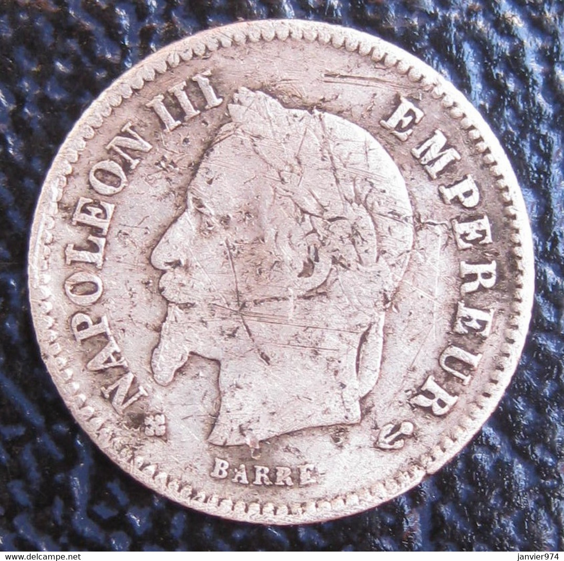 20 Centimes 1867 BB Strasbourg. Napoléon III, En Argent - 20 Centimes