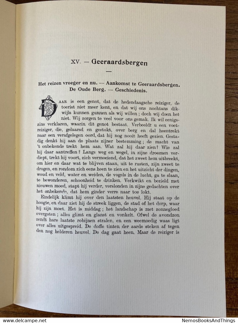 1985 - De Vlaamsche Ardennen In 1926 - Oudenaarde - Ronse & Geraardsbergen En Omstreken - Omer Wattez - Heruitgave - Geschiedenis