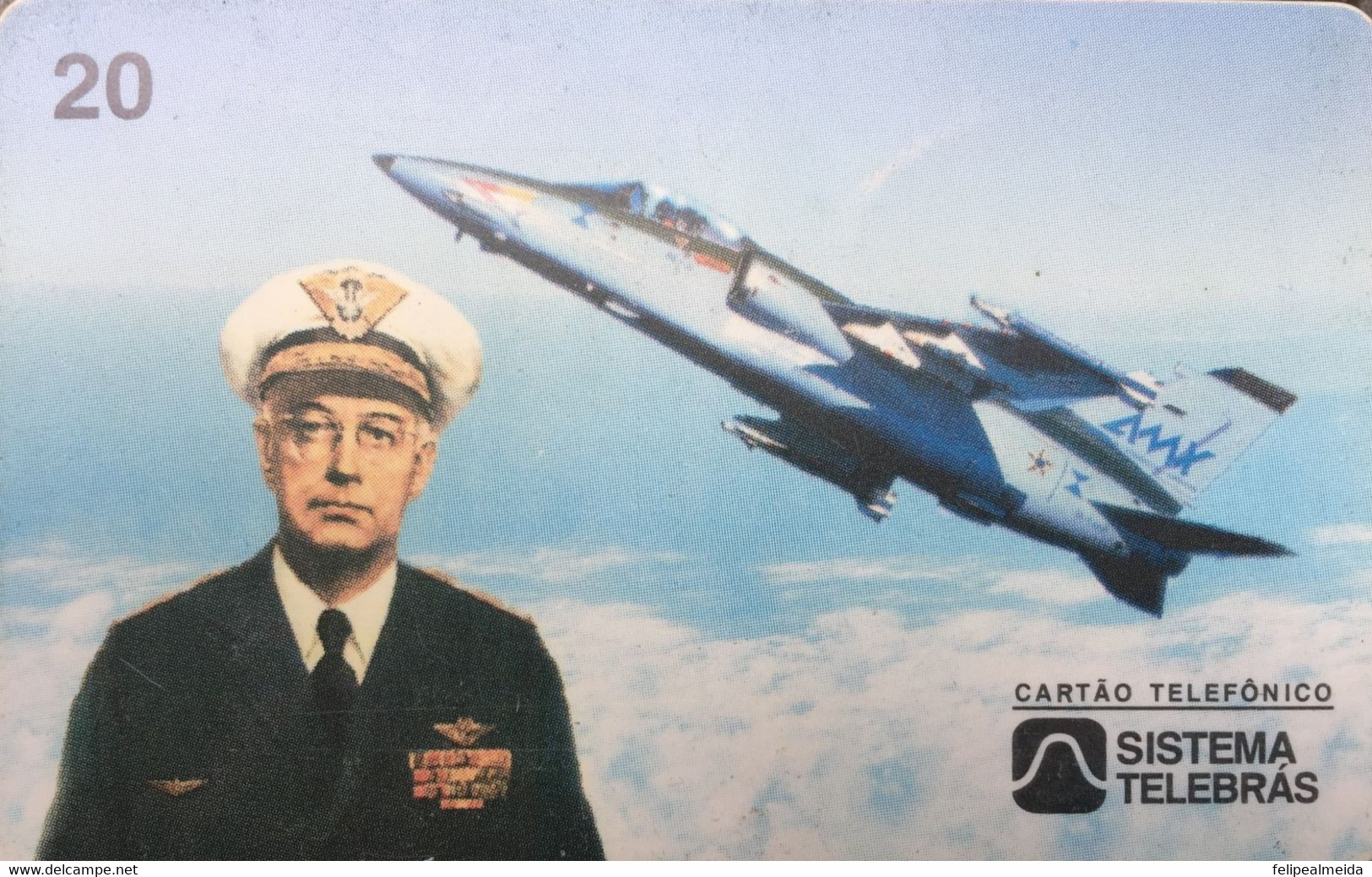 Phone Card Manufactured By Telebras In 1996 - Centenary Of Birth Marshal Do Ar Eduardo Gomes 1986 - 1996 - Leger