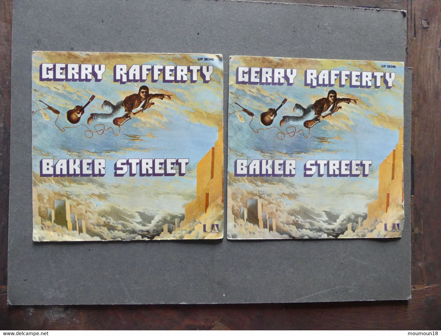 Gerry Rafferty Baker Street 2 Disques UP 36346 Couleur Centre Disque Différent - 45 T - Maxi-Single