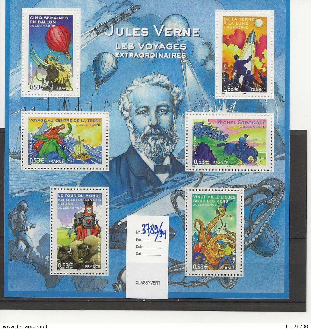 TIMBRE  YVERT N° 3789 0 3794 - Unused Stamps