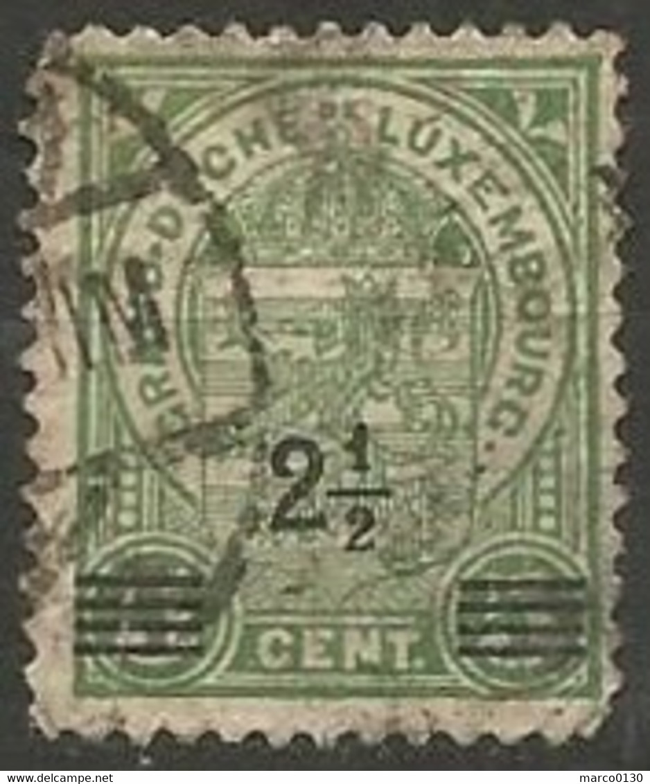 LUXEMBOURG N° 110 OBLITERE - 1907-24 Wapenschild