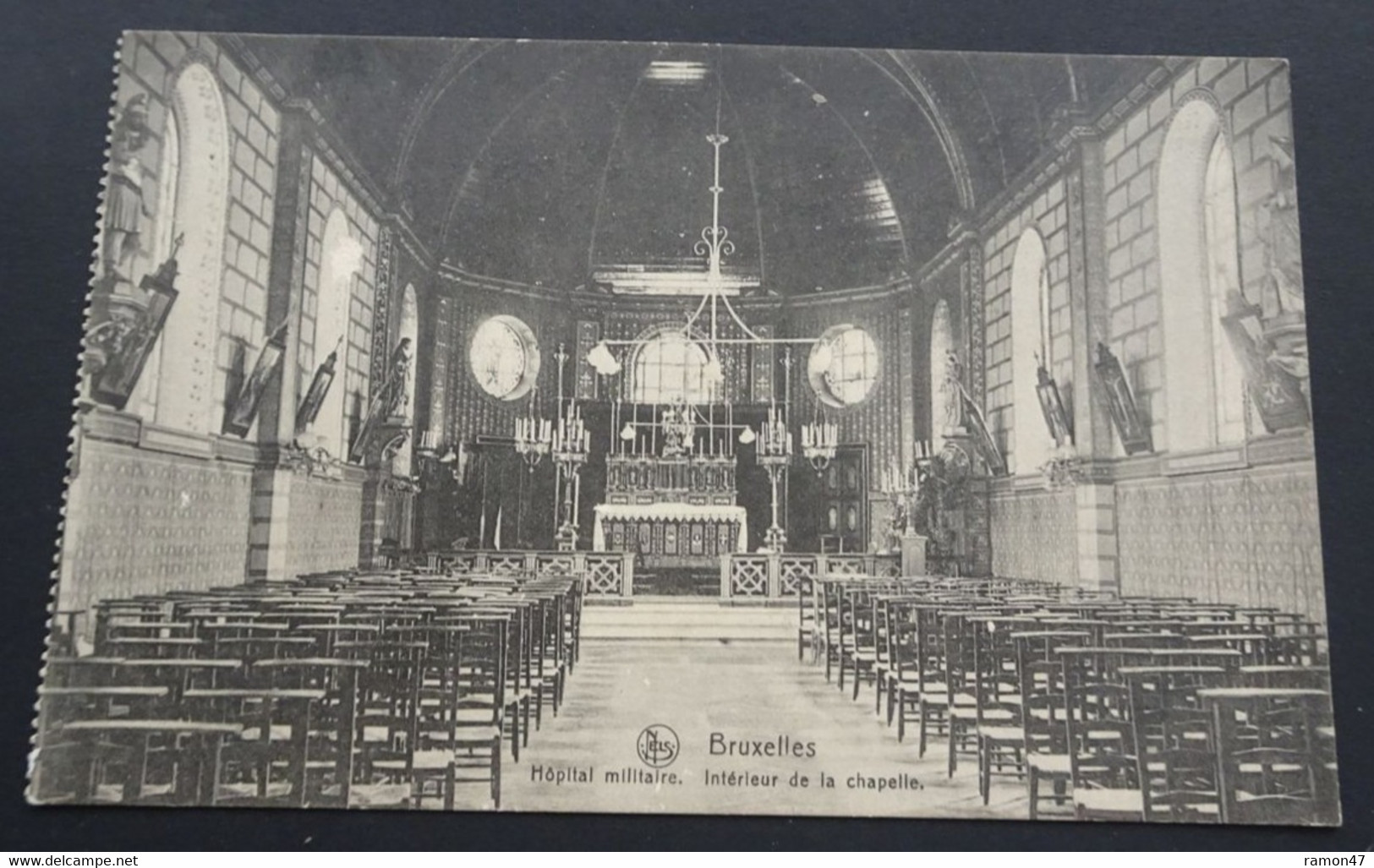 Bruxelles - Hôpital Militaire - Intérieur De La Chapelle - Salute, Ospedali